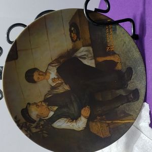 Norman Rockwell Plate " The Lighthouse Keepers Daughter"